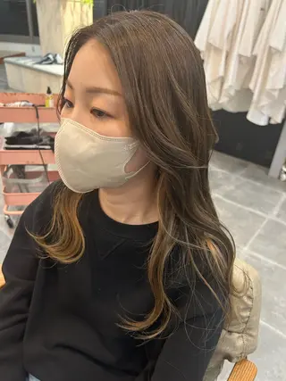 カラー 木庭 愛莉のヘアスタイル
