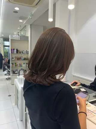 ミディアム リコ🪐レイヤー モデル募集のヘアスタイル