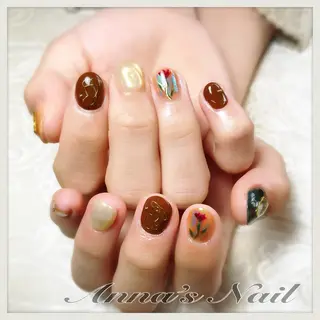 ネイル 清口 杏奈のネイルデザイン