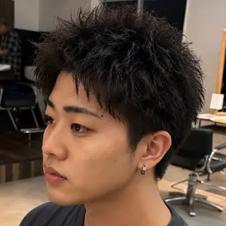 パーマ メンズ 男の理想を叶える🔥 メンズパーマ特化｜関のヘアスタイル