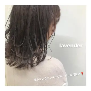 ミディアム カラー レイヤーボブ/ボブ 仲川和人のヘアスタイル