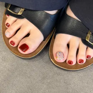ネイル Sun Brown Mireiのネイルデザイン