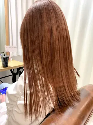 セミロング カラー i'll 未空のヘアスタイル