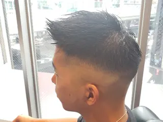 ショート メンズ barber shopのヘアスタイル