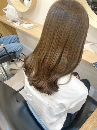 ミディアム カラー 美髪/透明感カラー reikoのヘアスタイル