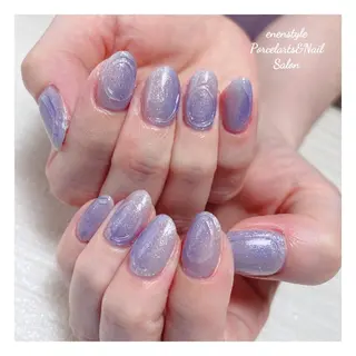 ミディアム ネイル 🐾enen style 🐾のネイルデザイン
