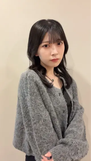 セミロング ヘアアレンジ レイヤー✖️韓国 🇰🇷/藤藪孝太のヘアスタイル