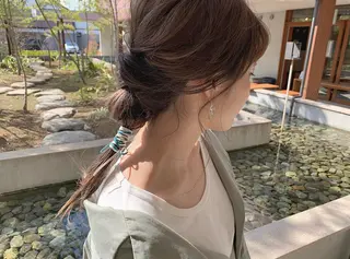 セミロング カラー ヘアアレンジ ITO YUKIのヘアスタイル