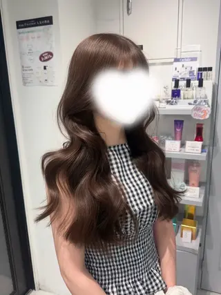 ロング 韓国系艶髪🎀 miyuuのヘアスタイル