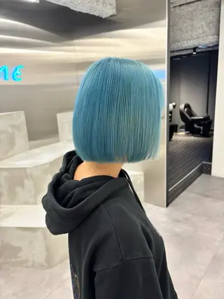 ミディアム カラー 🧸🎀ブリーチ 栄🎀🧸かのんのヘアスタイル