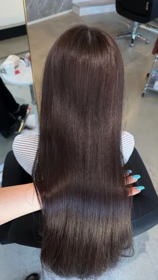 ロング カラー caho/大阪梅田 韓国ヘア🇰🇷🩶のヘアスタイル