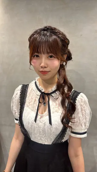ヘアアレンジ 透明感カラー💎 アレンジ🩰Rimiのヘアスタイル