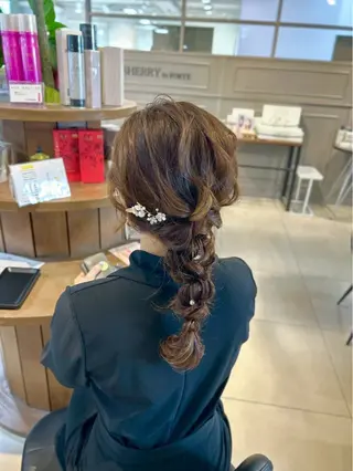 ヘアアレンジ 🎀ゆづき🫧 透明感/アレンジ💖のヘアスタイル