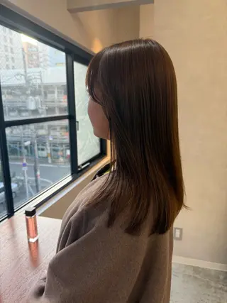 セミロング soa.ママ美容師 寺田典子のヘアスタイル