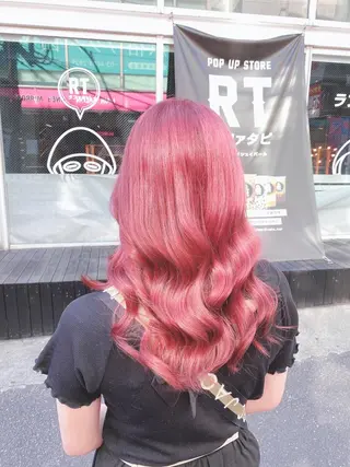 ロング カラー ヘアアレンジ メンズ キッズ ブリーチの髪様 MASATOのヘアスタイル