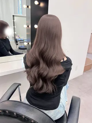 セミロング しゅういち/赤み消し カラー特化のヘアスタイル