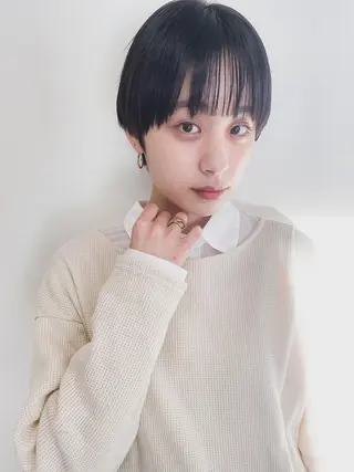ショート カラー BASSA 下井草店のヘアスタイル