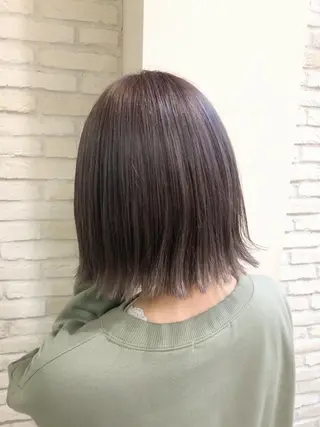 ミディアム カラー 大平 美沙のヘアスタイル