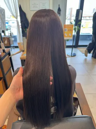 ロング ストレート⭐️ 髪質改善カラー⭐️のヘアスタイル