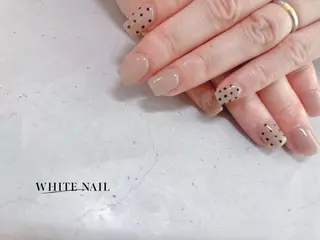 ネイル WHITE NAIL ホワイトネイルのネイルデザイン