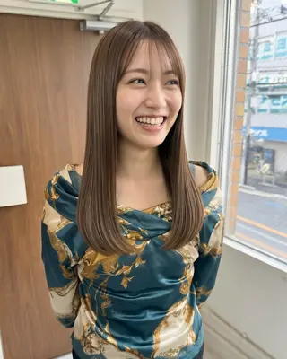 カラー 髪質改善🌟美髪💐 服部睦月のヘアスタイル