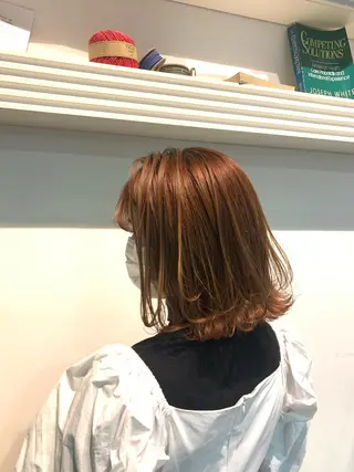 ミディアム 大宮/山口 竣也のヘアスタイル