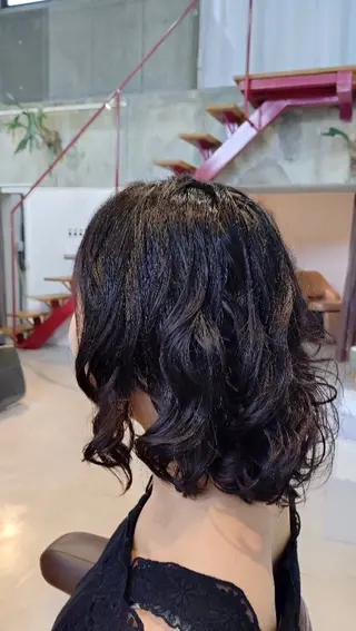 ミディアム [RiLo] 松村のヘアスタイル