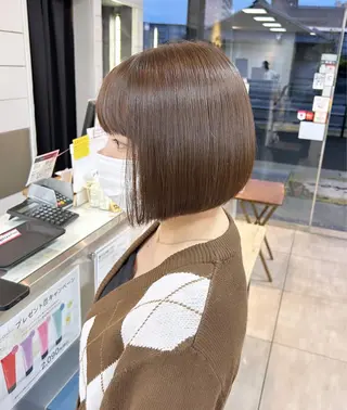 ショート レイヤー/艶髪カラー 森本くるみのヘアスタイル