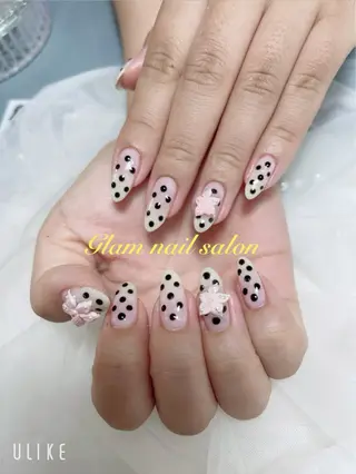 ネイル 🫧えび シンプルデザイン🫧のネイルデザイン