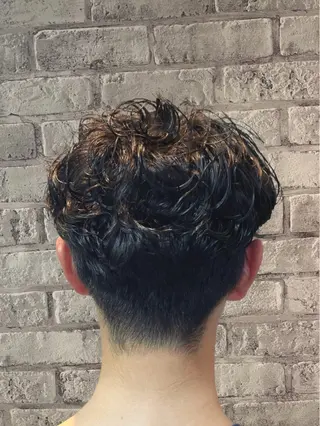 ショート パーマ メンズ Men's特化 ✂️ 垢抜けヘア/宮澤蓮のヘアスタイル