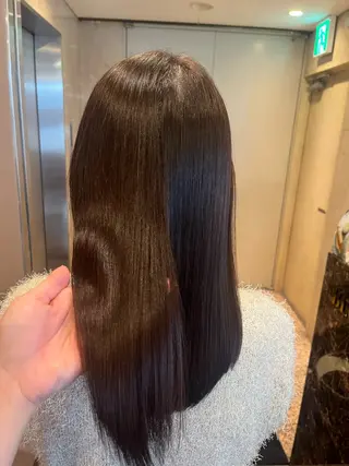 ミディアム カラー sayaka 透明感カラーのヘアスタイル