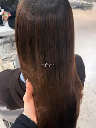 ロング 透明感ツヤカラー🐤 カットモデル🐤ソナのヘアスタイル