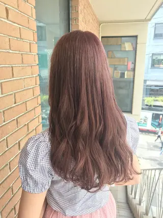 セミロング カラー パーマ ヘアアレンジ メンズ キッズ ネイル マツエク・マツパ サロンドミルク 渋谷高比良のヘアスタイル