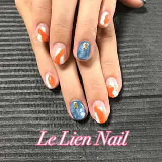 ネイル モチの良さ◉ フィルインネイル♡のネイルデザイン