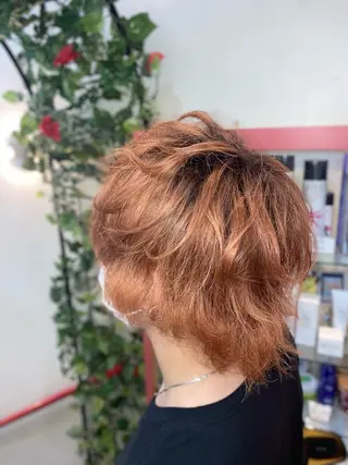 メンズ ゆぴ☾/推しカラー /ハイトーンのヘアスタイル
