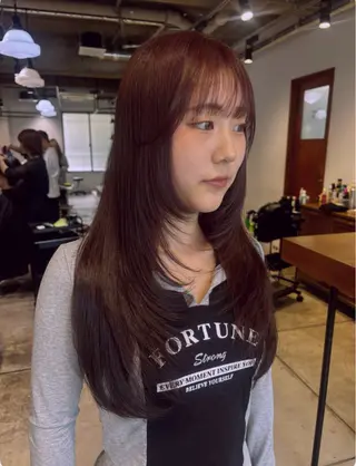 ロング 🎀抜け感ナチュラル 🎵asuna🪽のヘアスタイル