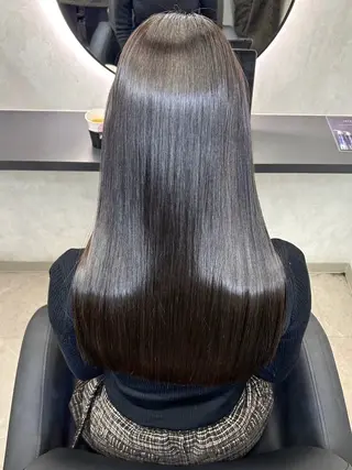 ロング カラー ひゅうが/新宿 髪質改善/縮毛矯正のヘアスタイル