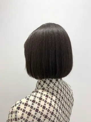 カラー ボブ/美髪矯正 /佐藤　奈巳のヘアスタイル
