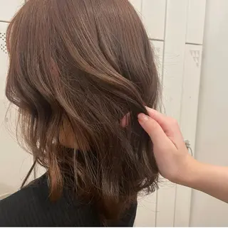 ミディアム カラー [siie] カキのヘアスタイル