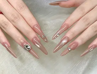 ネイル Nailグリン 🍑のネイルデザイン