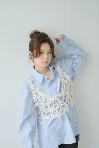 ロング カラー ENIF　大島 芽生のヘアスタイル