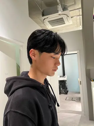 ショート パーマ メンズ 中村 佳菜のヘアスタイル