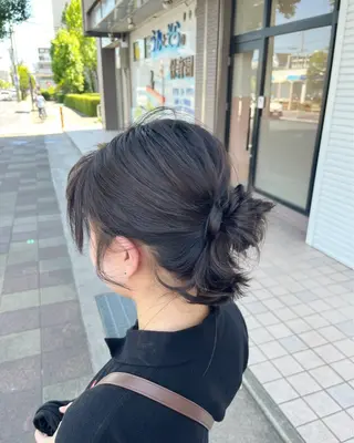 ミディアム RuLaN AMIのヘアスタイル