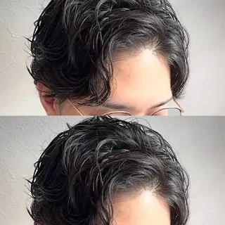 パーマ メンズ 安部 真弘のヘアスタイル