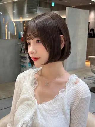 ショート パーマ 🦋韓国風レイヤー/ 艶髪矯正🦋凛太郎のヘアスタイル