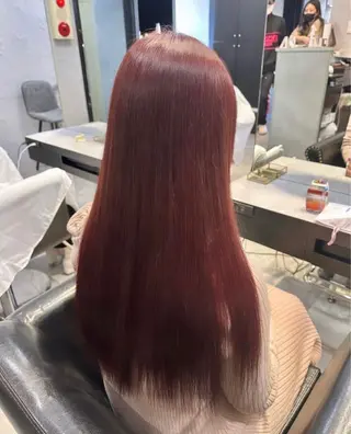 ロング カラー Fi-Ne原宿店店長 プルエクNANAMIのヘアスタイル