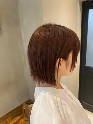 ミディアム 新宿/顔周りカット +レイヤー=しずく♩のヘアスタイル