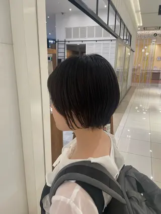 ショート 似合わせ♡レイヤー/ 透明感カラー/moeのヘアスタイル