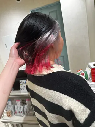 ミディアム カラー デザインカラー🎨 下北沢 / 磯部のヘアスタイル