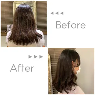 セミロング 韓国スタイル🇰🇷 annaのヘアスタイル